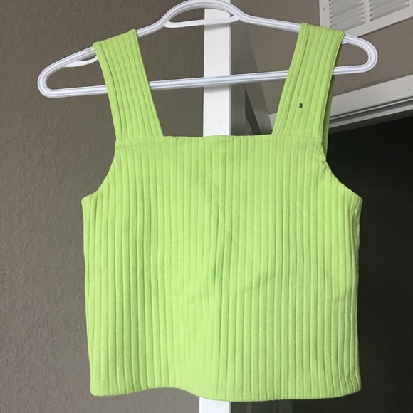 American Eagle Outfitters Tops - American Eagle Neon Green cropped top American Eagle Outfitters Tops - American Eagle Neon Green cropped top